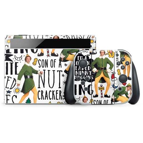 Elf Pattern Nintendo Switch OLED (2021) Skin